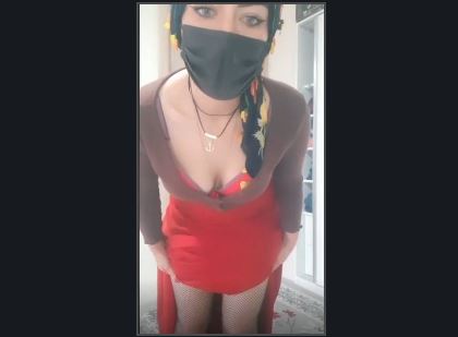 Tülbentli dul ifşa kudurmuş